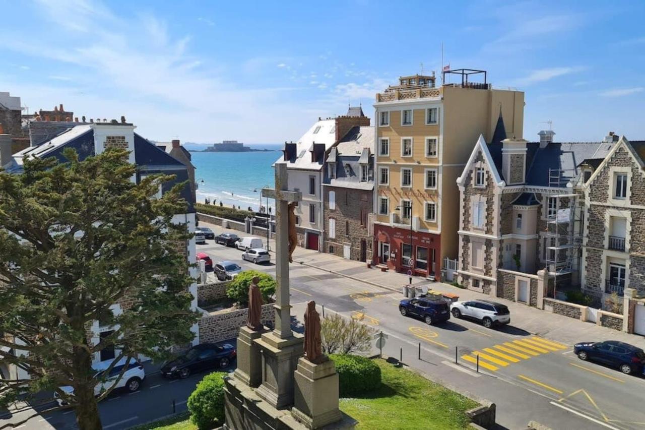Le Petit Sillon - Joli T2 Renove Vue Mer Parking Saint-Malo Exterior foto