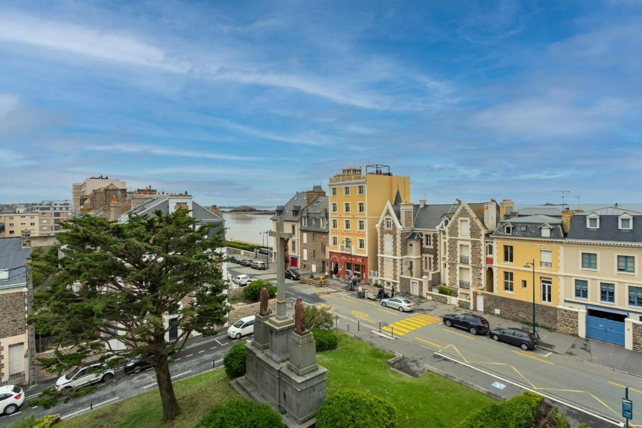 Le Petit Sillon - Joli T2 Renove Vue Mer Parking Saint-Malo Exterior foto